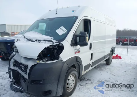 2021 Ram Promaster 2500 High Roof 159 Wb z USA, uszkodzony, nr VIN 3C6LRVDG5ME584584